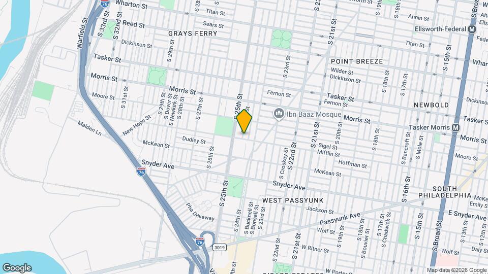 1853 S Taylor St Map and Location Details