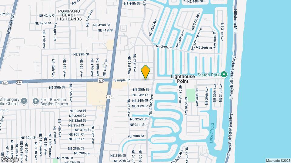 2220 NE 36th St Map and Location Details