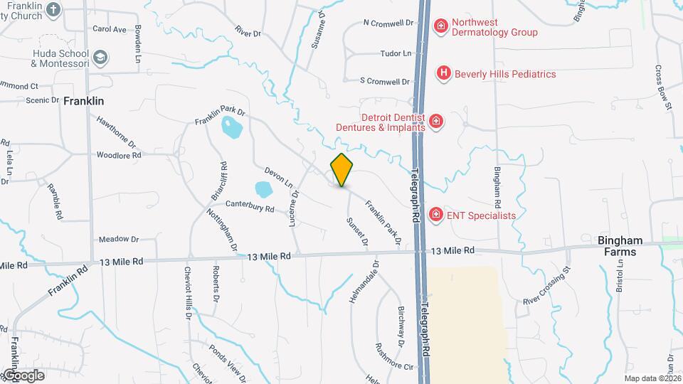 24975 Franklin Park Dr Map and Location Details