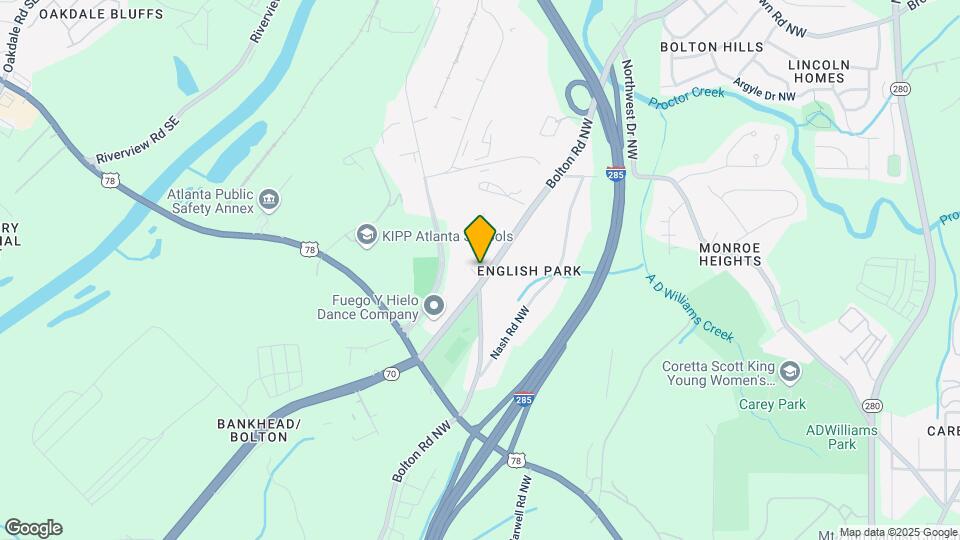 1380 Bolton Rd NW Map and Location Details