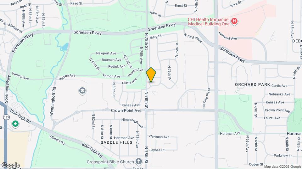 7734 Nebraska Ave Mapa y Detalles de la Ubicación