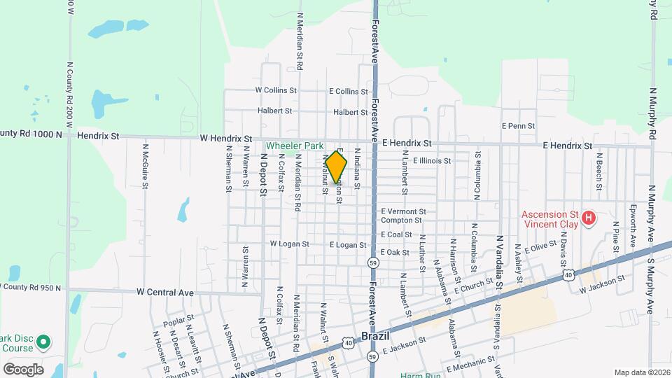 61 E Park St Map and Location Details