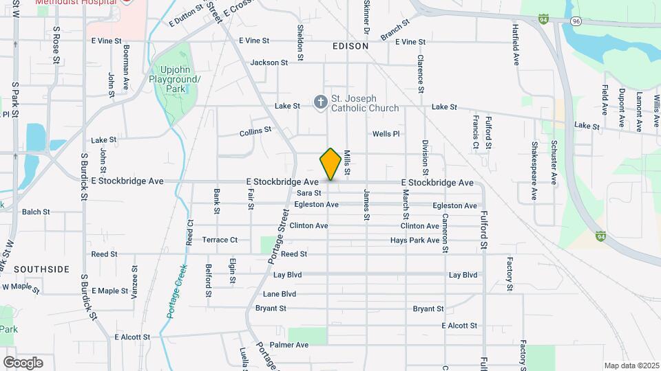 1016 E Stockbridge Ave Map and Location Details