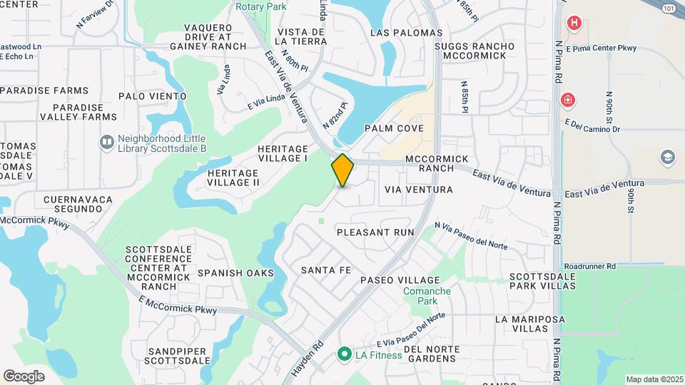 8311 East Vía de Ventura, Unit 1 Map and Location Details
