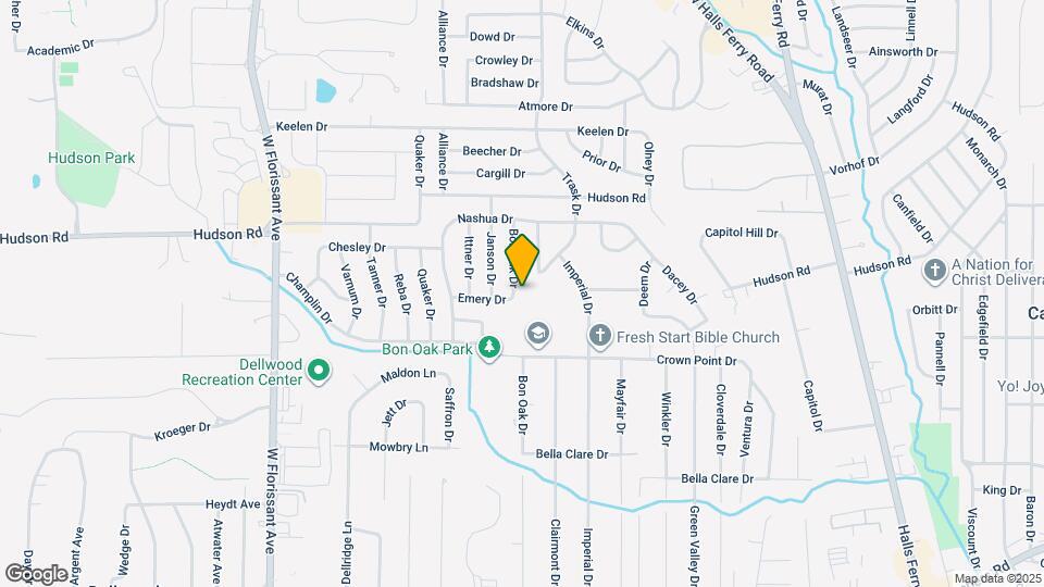 10304 Bon Oak Dr Map and Location Details