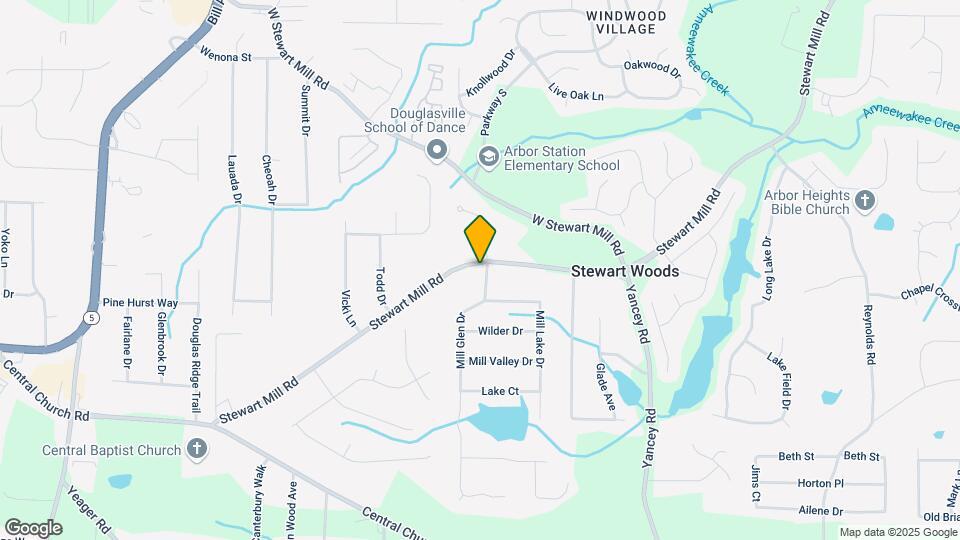 3554 Mill Glen Dr Map and Location Details