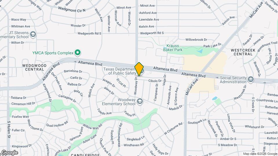 3824 Cibolo Dr Map and Location Details