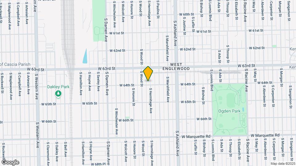 6358 S Hermitage Ave Map and Location Details