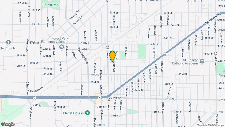 6916 38th Ave Map and Location Details