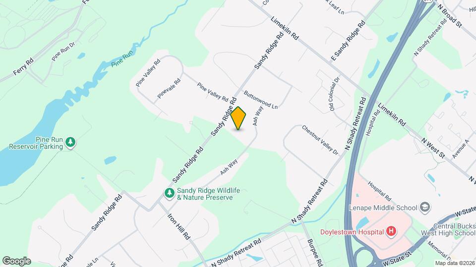 154 Ash Way Map and Location Details