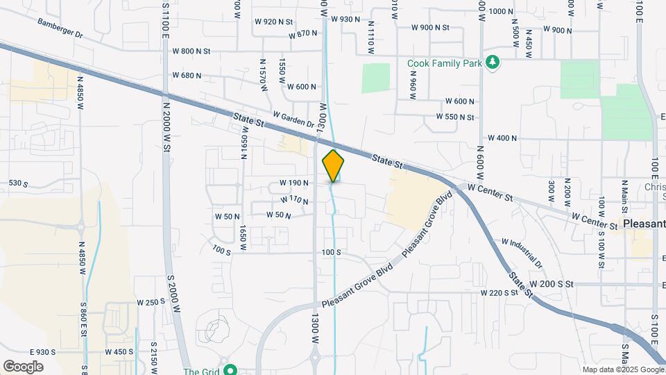 1261 W Dallin Dr. Mapa y Detalles de la Ubicación