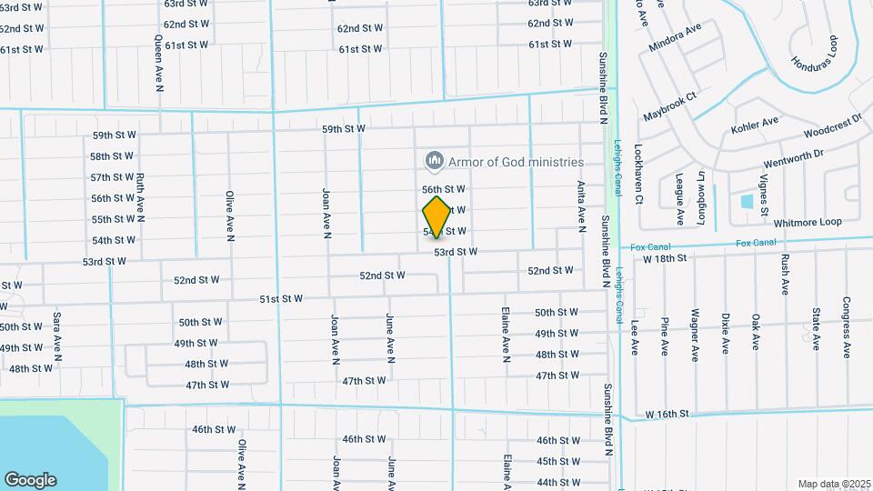 2712 53rd St W Map and Location Details
