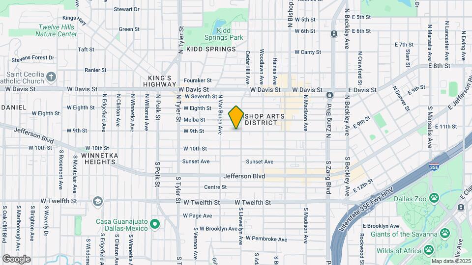 612 W 9th St Mapa y Detalles de la Ubicación