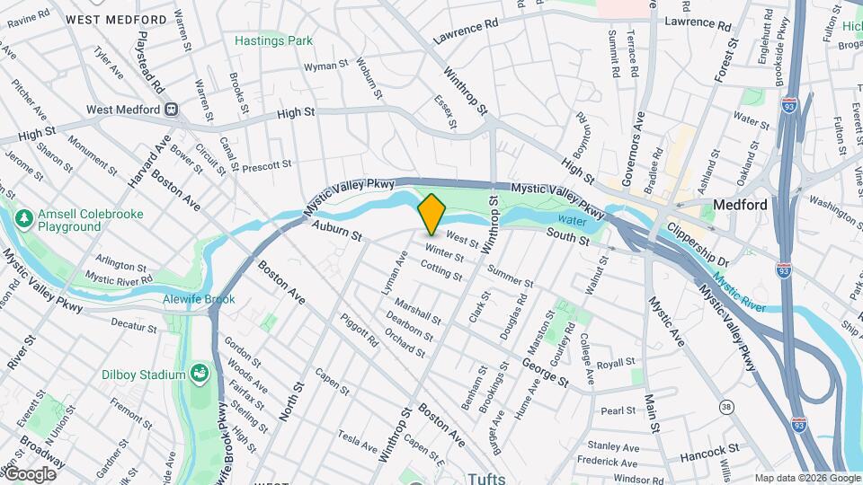 43 Winter St, Unit 1 Map and Location Details