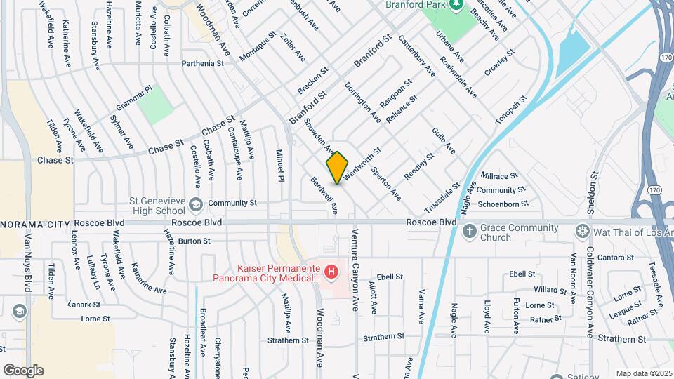 8431 Ventura Canyon Ave Mapa y Detalles de la Ubicación