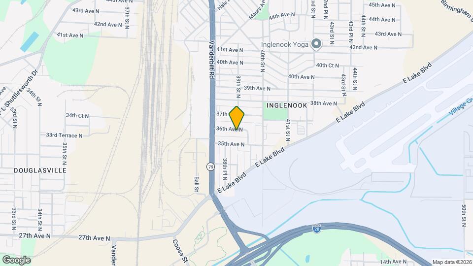 3845 36th Ave N Map and Location Details