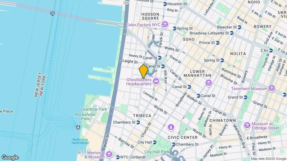 124 Hudson St Mapa y Detalles de la Ubicación
