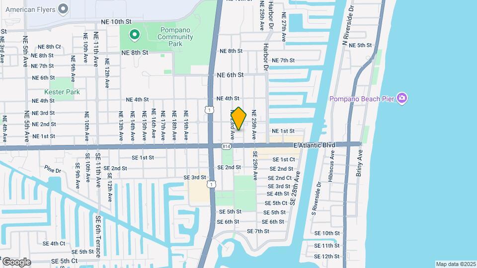 Mayla Pompano Residences Map and Location Details