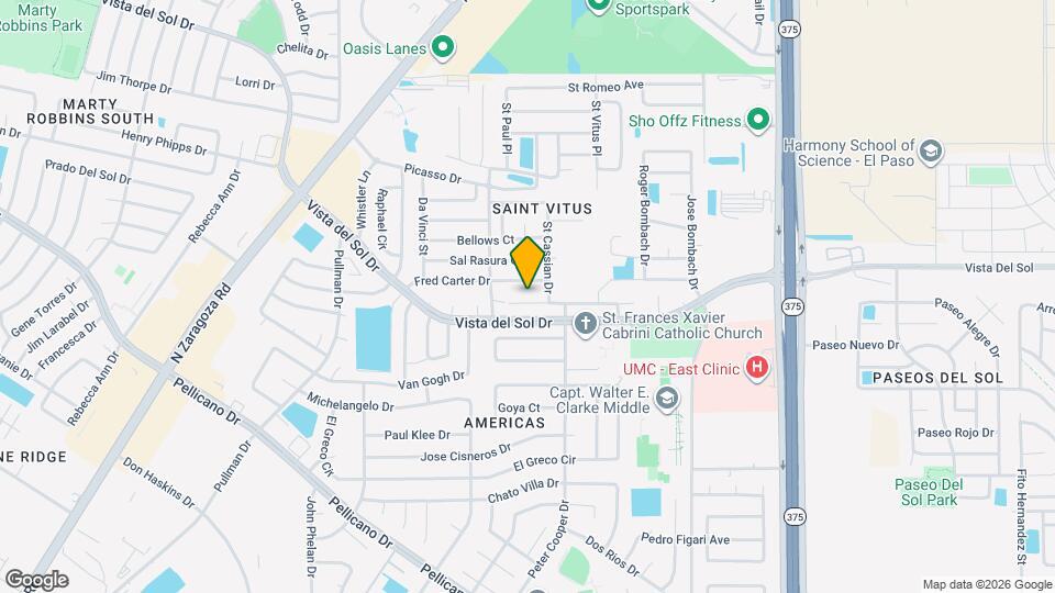 12113 St Jude Ave Map and Location Details