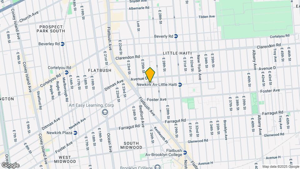 2513 Newkirk Ave Map and Location Details