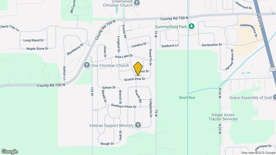 644 Scotch Pine Dr Map and Location Details