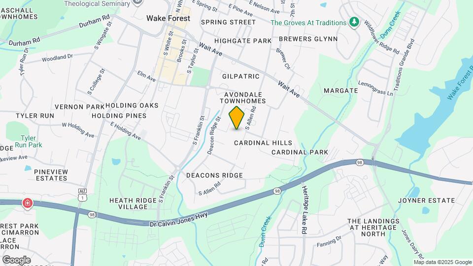 306 S Allen Rd Mapa y Detalles de la Ubicación