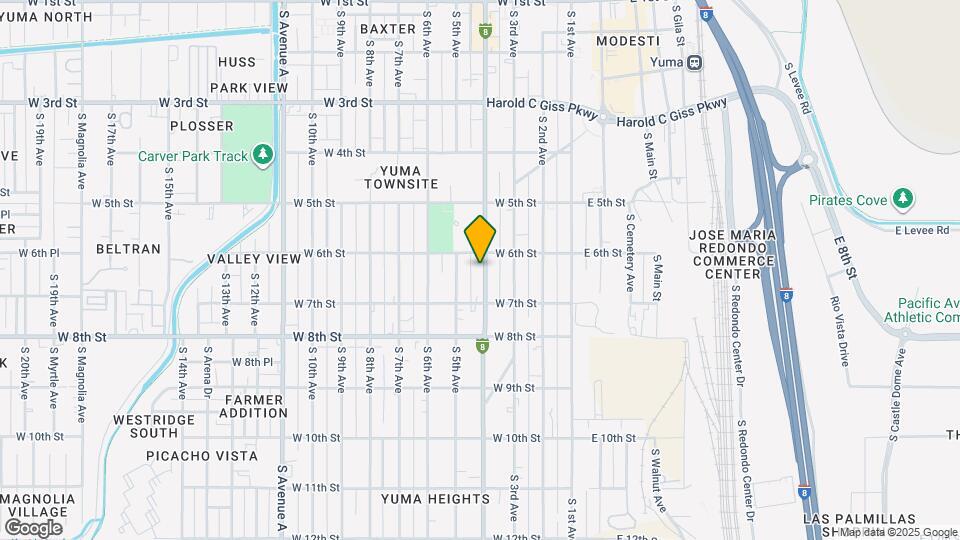 632 S 4th Ave Map and Location Details