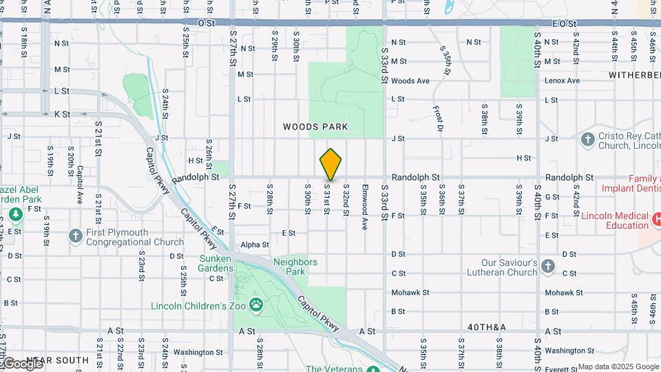 818 S 31st St, Unit 1 Map and Location Details