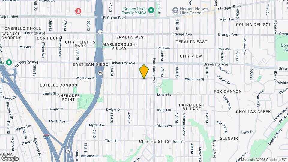 3786 43rd St Map and Location Details