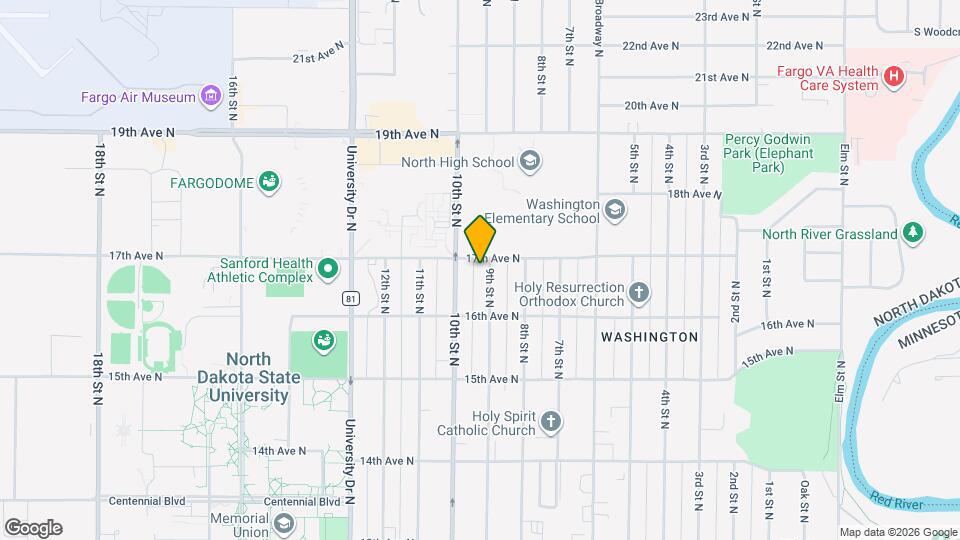 1638 9th St N Map and Location Details