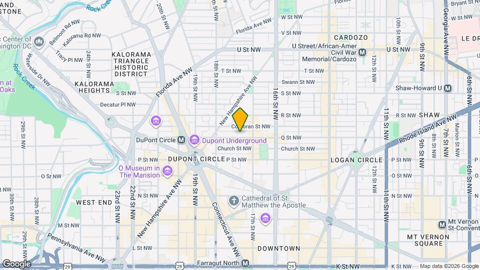 1723 Q St NW, Unit G6 Map and Location Details
