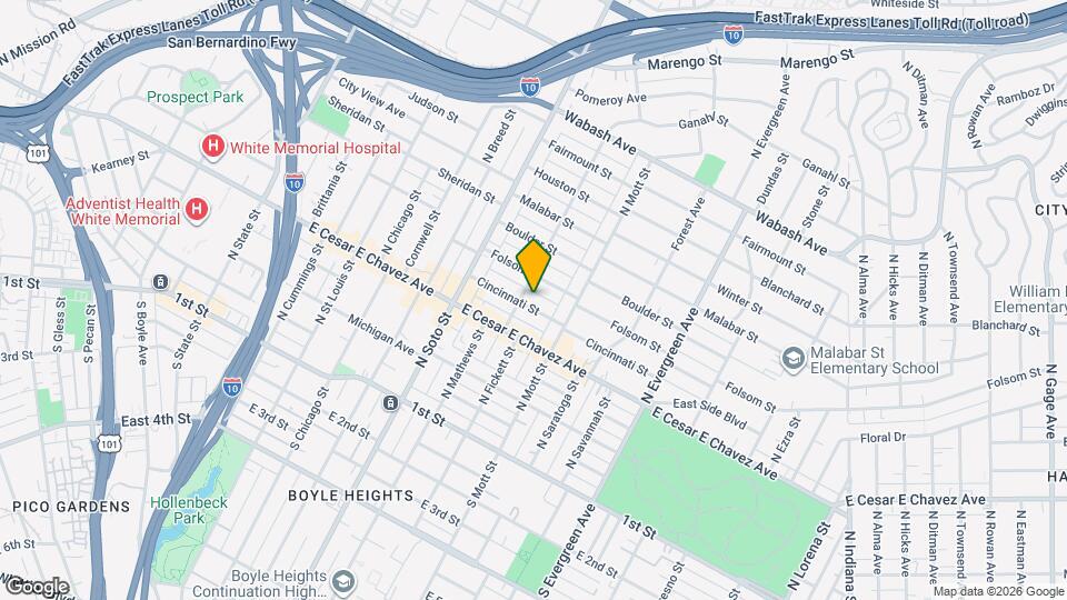 2509 1/2 Cincinnati St Map and Location Details