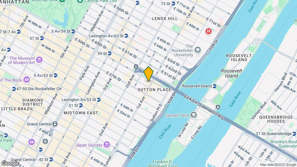 1073 1st Ave. Map and Location Details