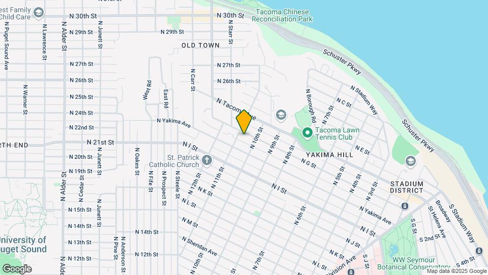 1018 N G St Map and Location Details