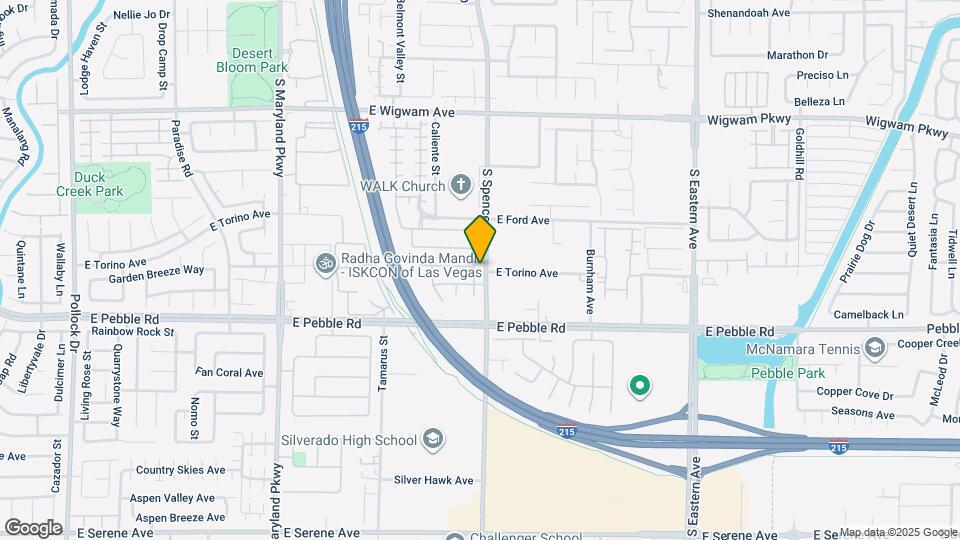 8800 Blue Wolf St Map and Location Details