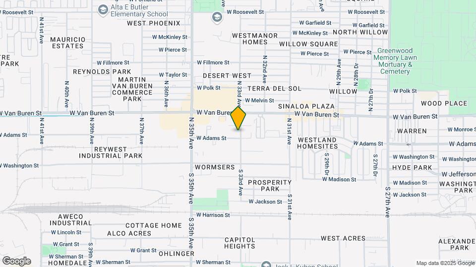 110 N 33rd Ave Map and Location Details