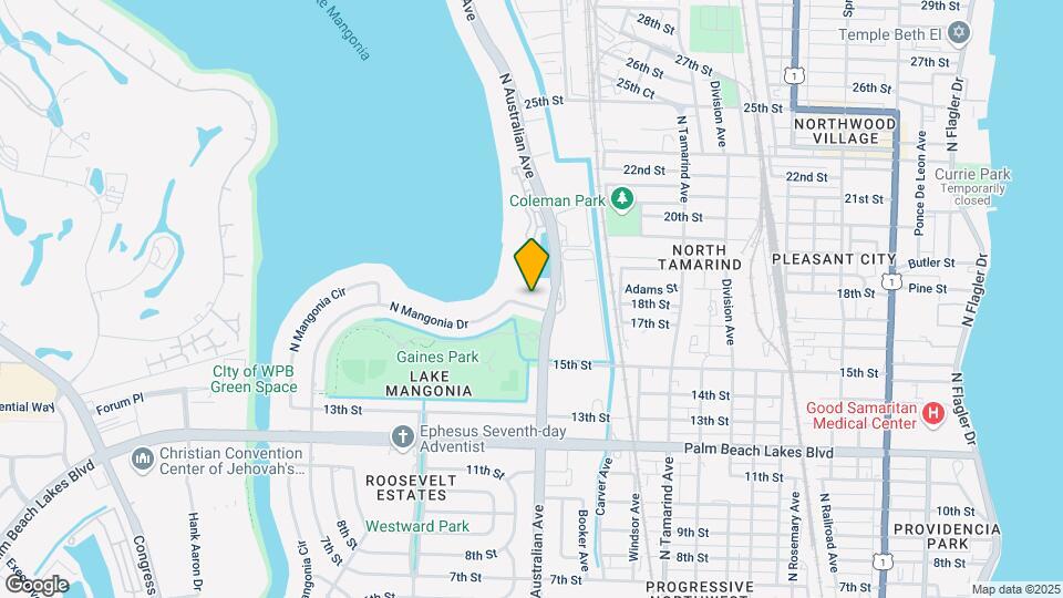1311 N Mangonia Dr Map and Location Details