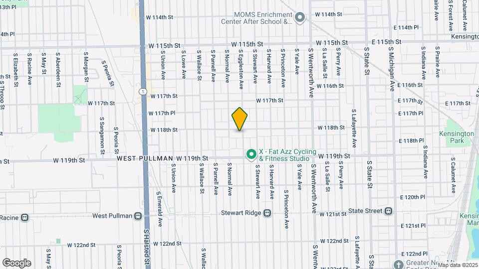 11810 S Eggleston Ave Map and Location Details