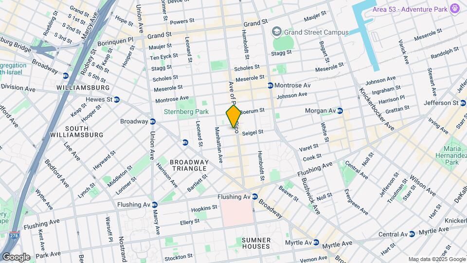 91 Graham Ave Map and Location Details