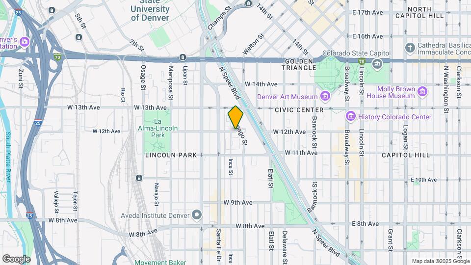 Parkway Center Apartments Map and Location Details