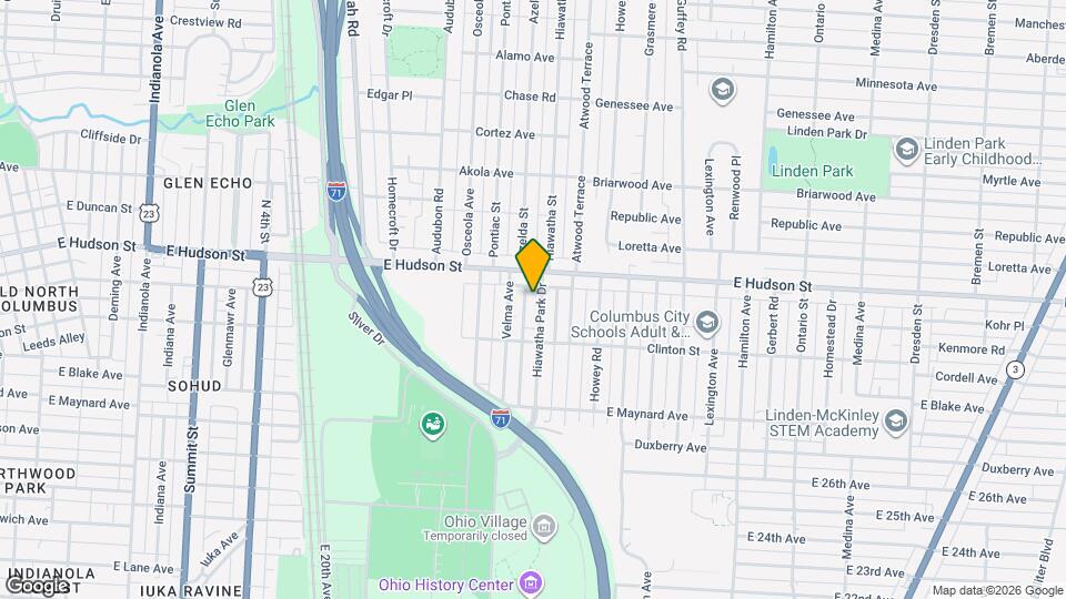 2383 Hiawatha Park Dr, Unit 2383 Mapa y Detalles de la Ubicación