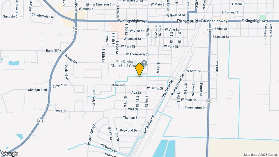 Paragould Terrace Apartments Map and Location Details