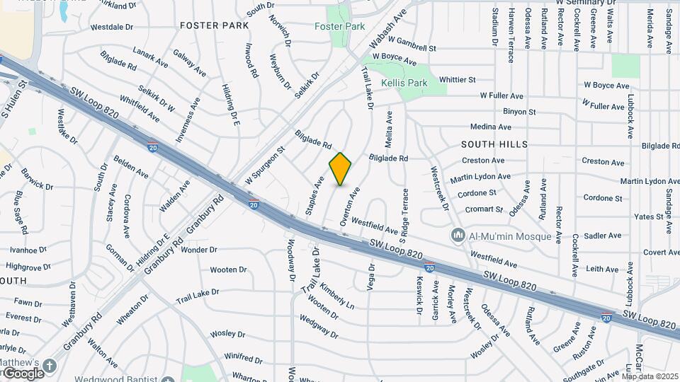 4825 Trail Lake Dr Map and Location Details