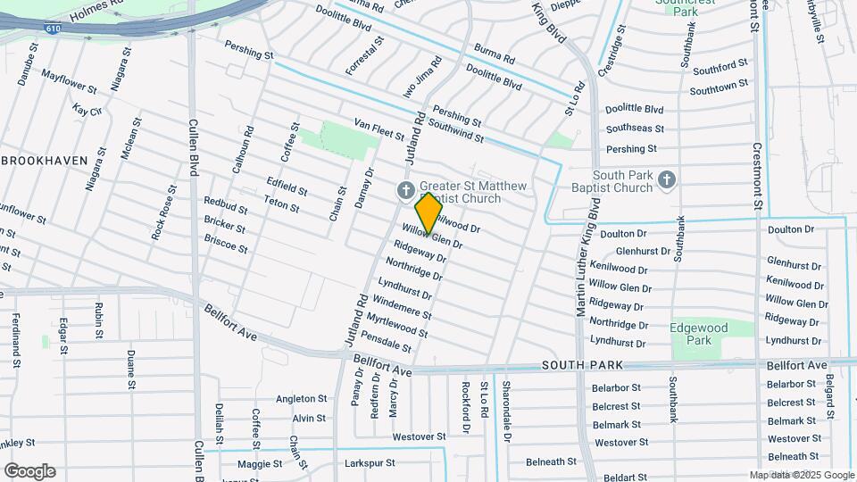 5206 Willow Glen Dr Map and Location Details