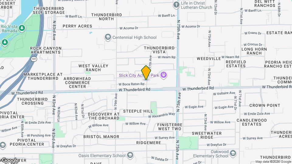 7702 W Boca Raton Rd Map and Location Details