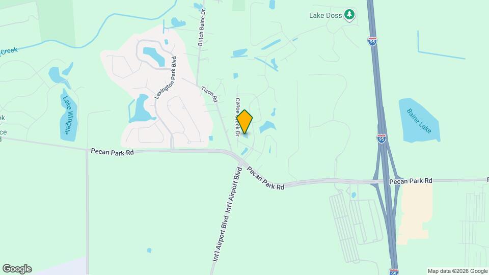 1045 Bains Lake Dr Mapa y Detalles de la Ubicación