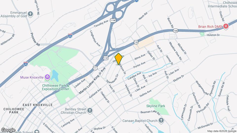 3879 Speedway Cir Map and Location Details