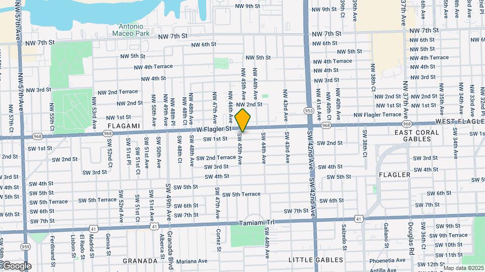 4495 SW 1st St Map and Location Details