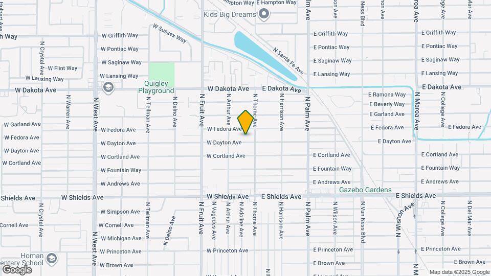 132 W Dayton Ave Map and Location Details