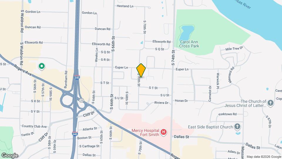 2041 S 70th St Map and Location Details